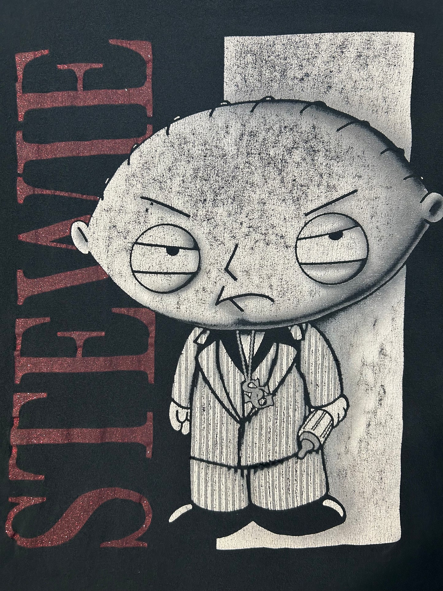 Y2K Stewie Griffin Suit Tee
