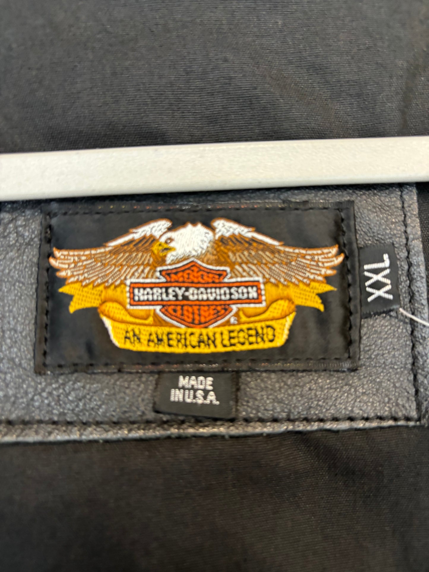 Vintage Harley Davidson Leather Vest