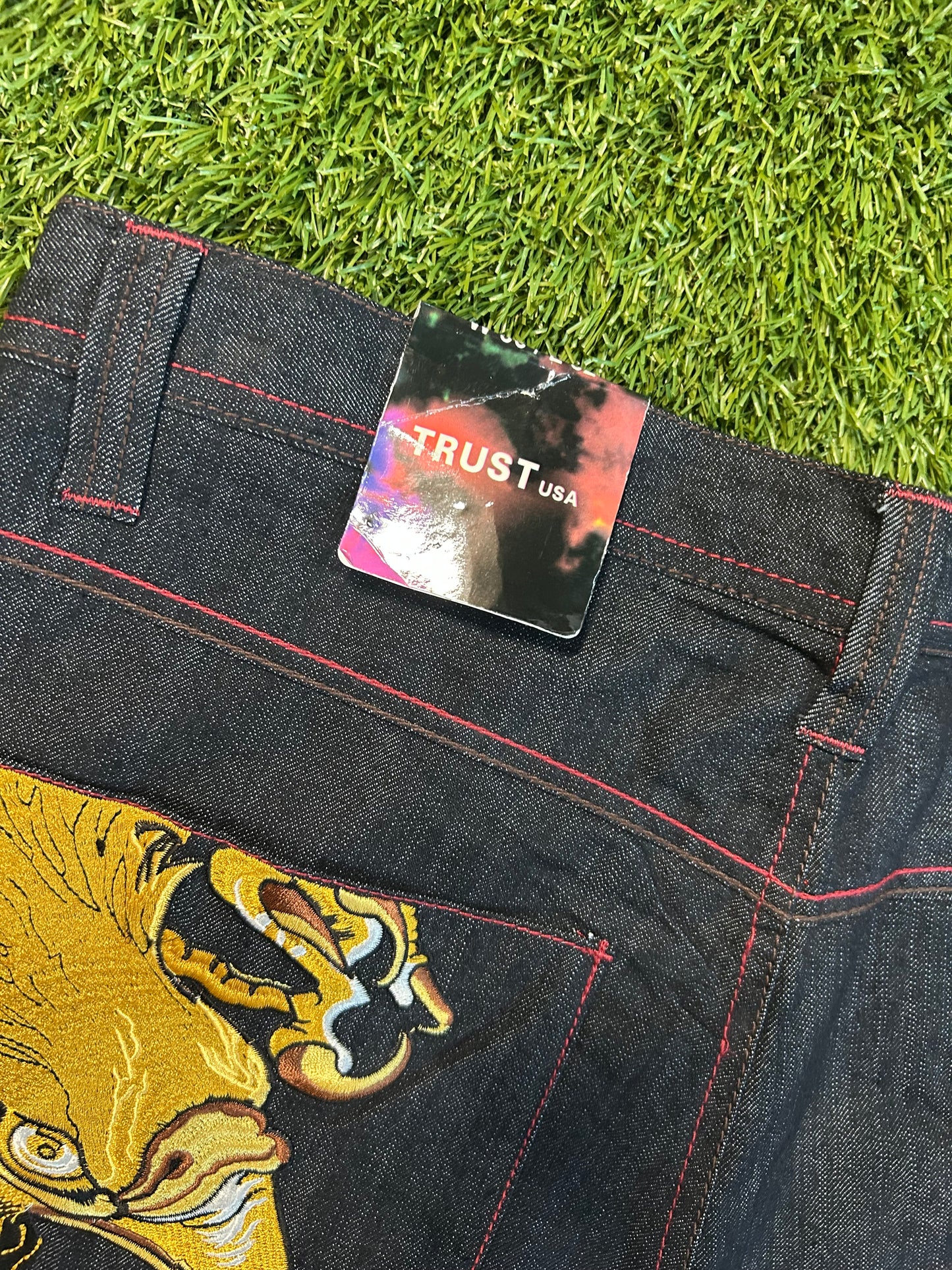 Y2K Golden Eagle Affliction Style Denim Jeans