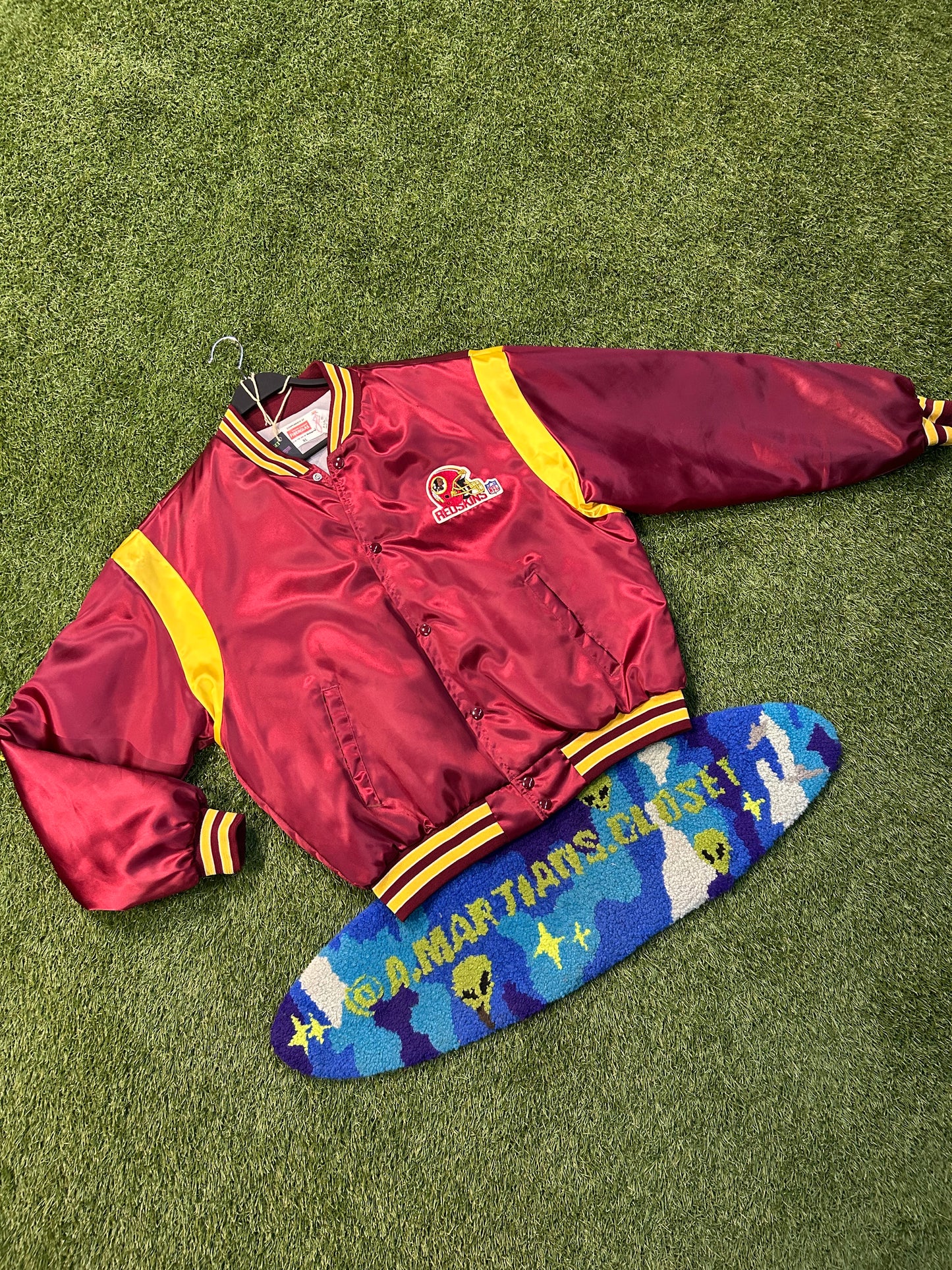 Vintage 80s NFL Washington Redskins Satin Jacket