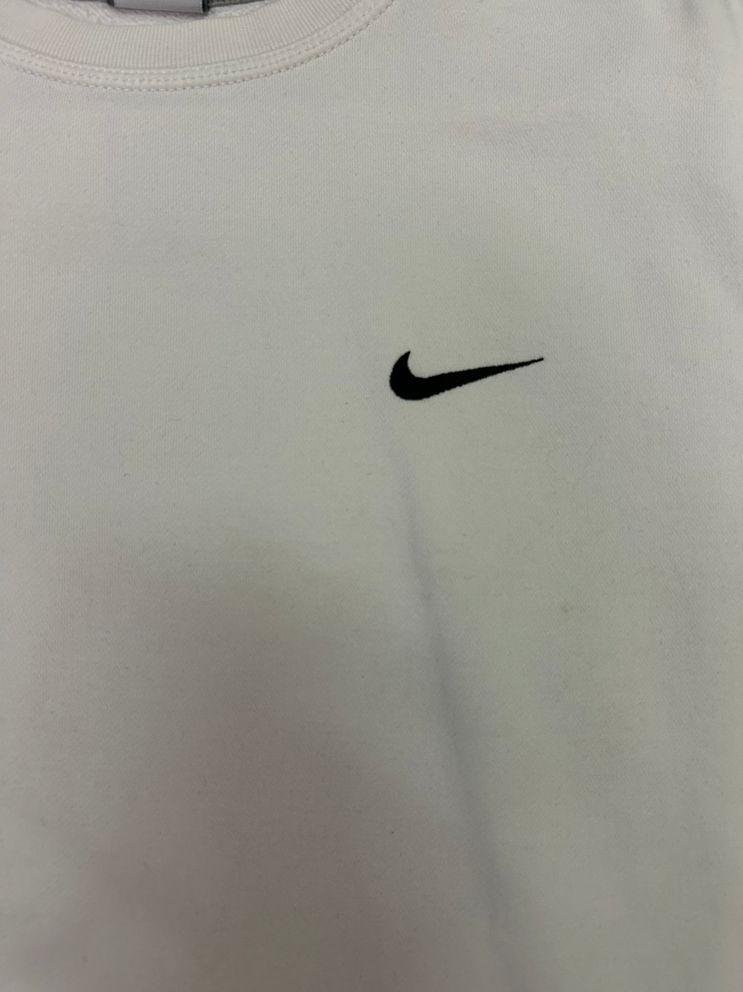 Y2K Vintage 2000s All White Nike Crewneck