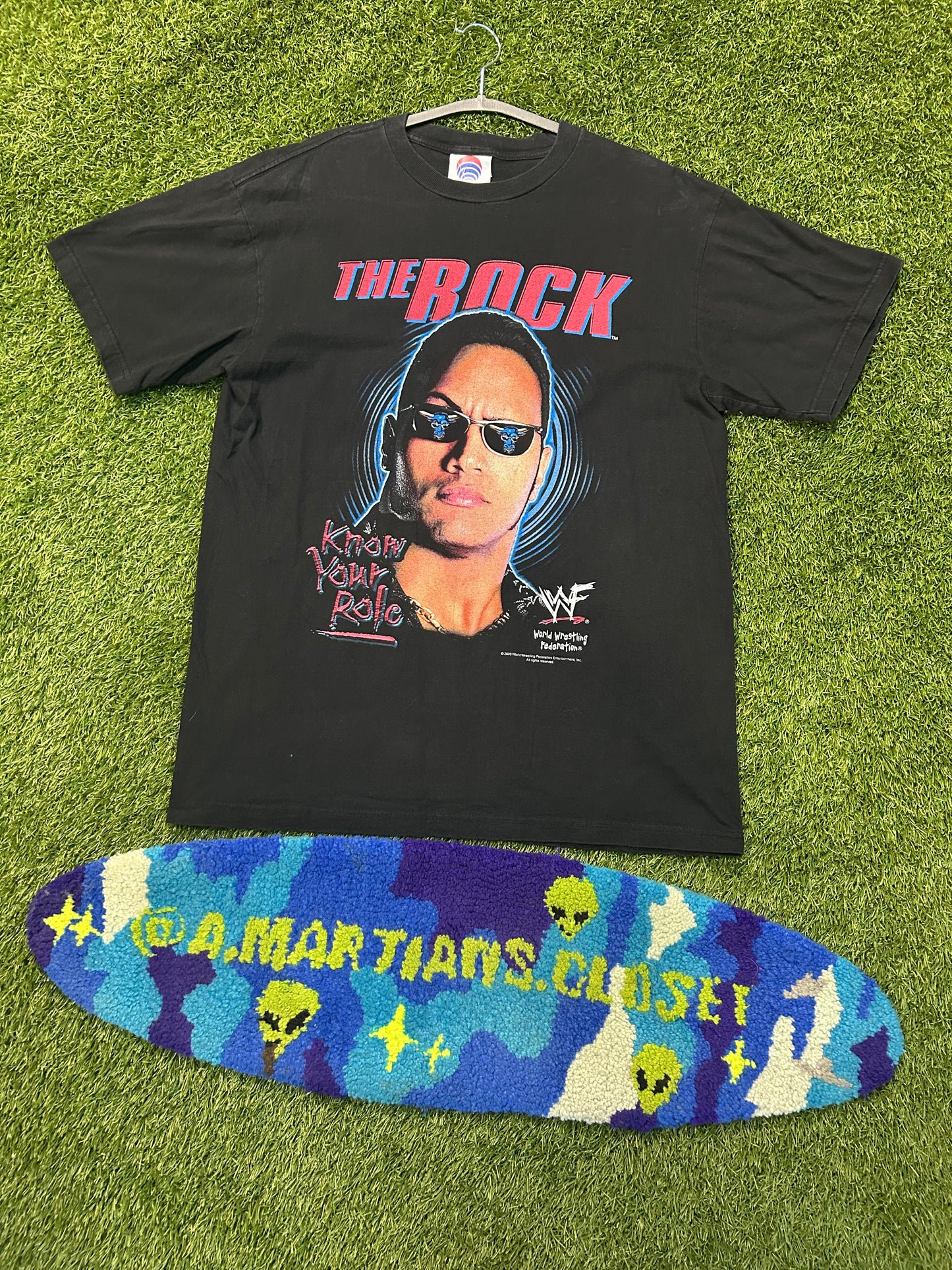 Year 2000 WWF The Rock Know Your Role Tee
