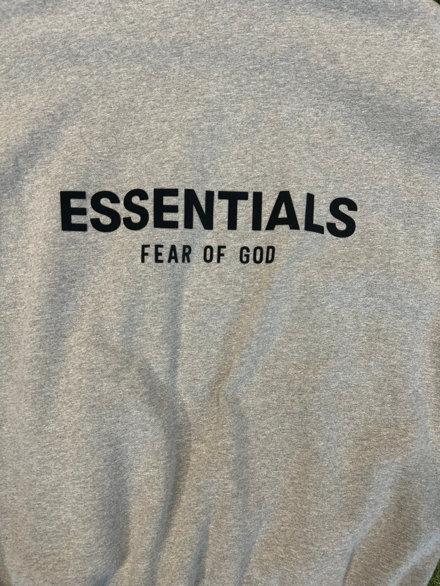 Fear Of God Essentials Fog Grey Hoodie