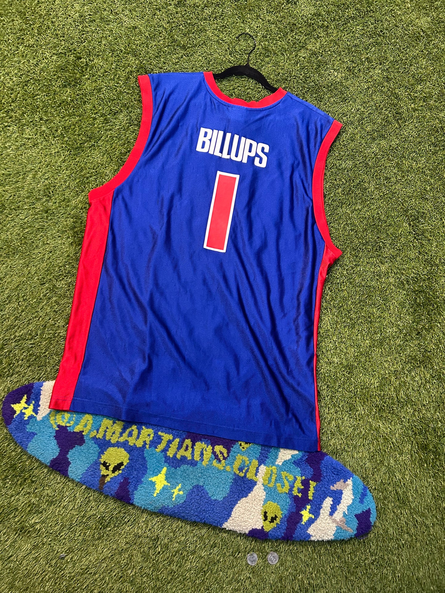 Y2K NBA Detroit Pistons Chancy Billups #1 Jersey
