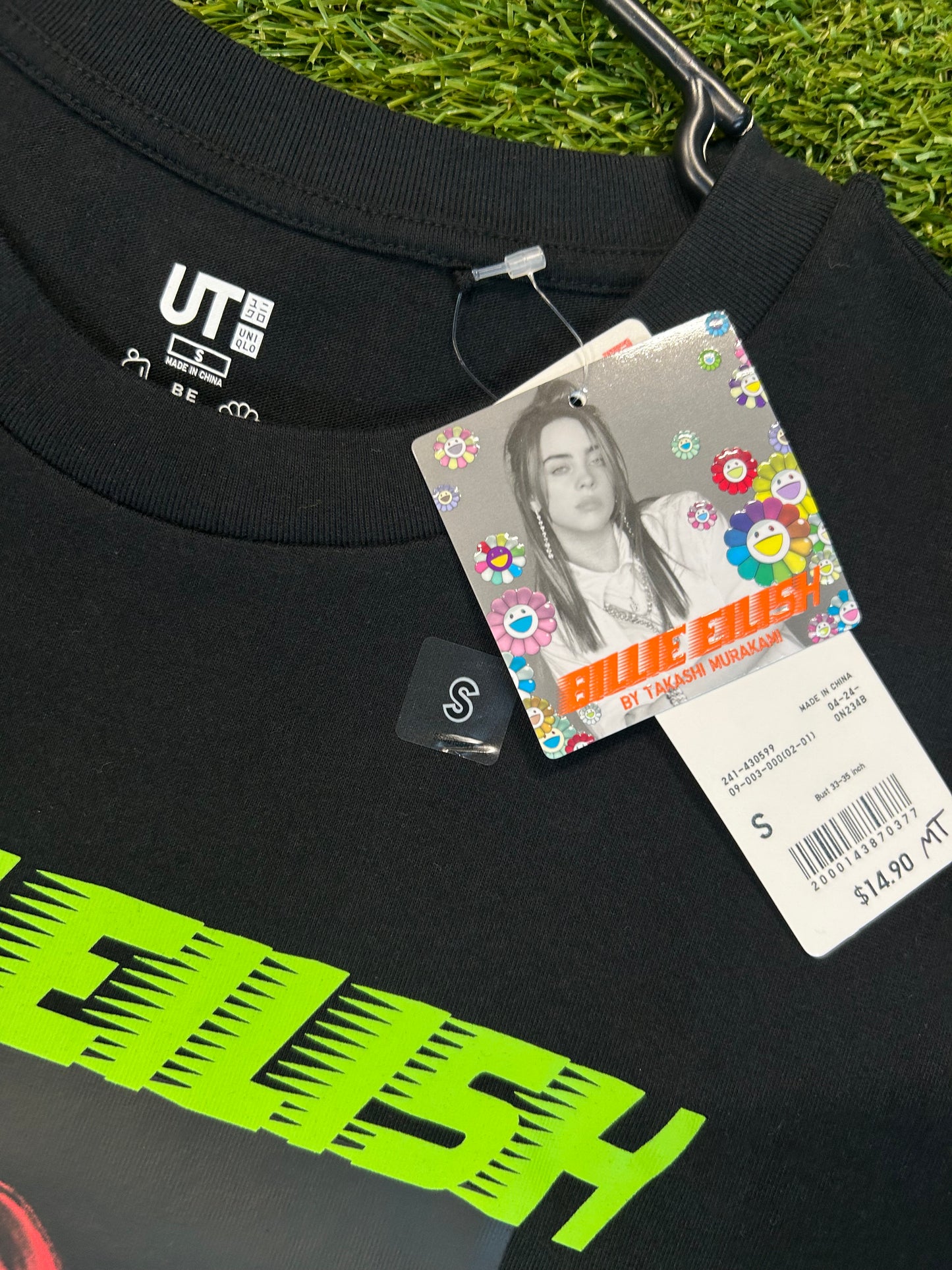 Billie Eillish X Uniqlo Black Tee