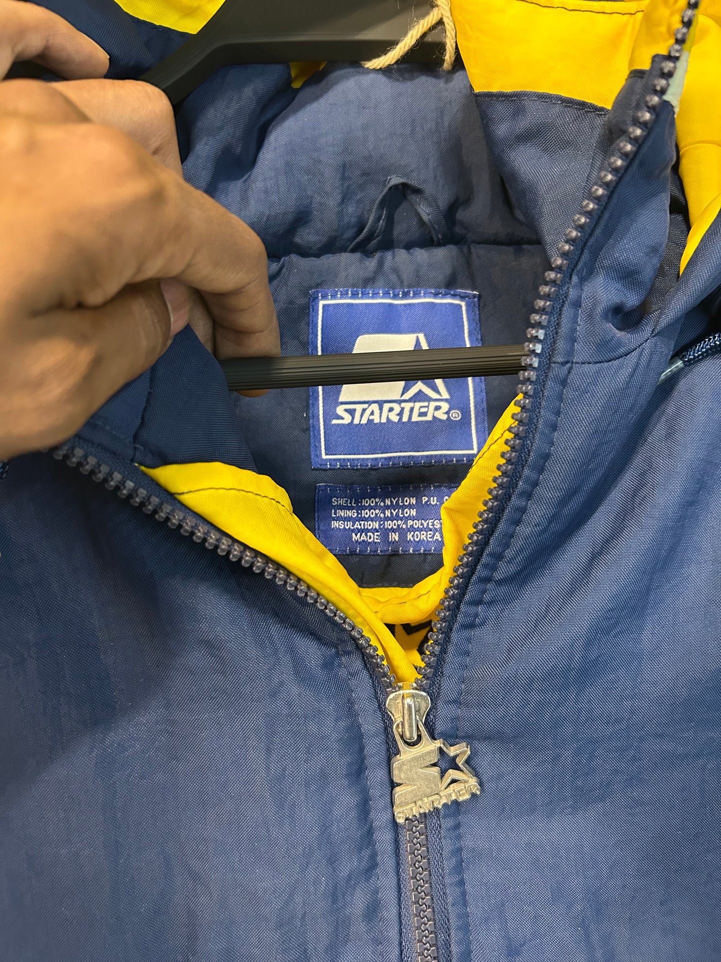 Vintage Michigan Wolverines Starter HalfZip Jacket