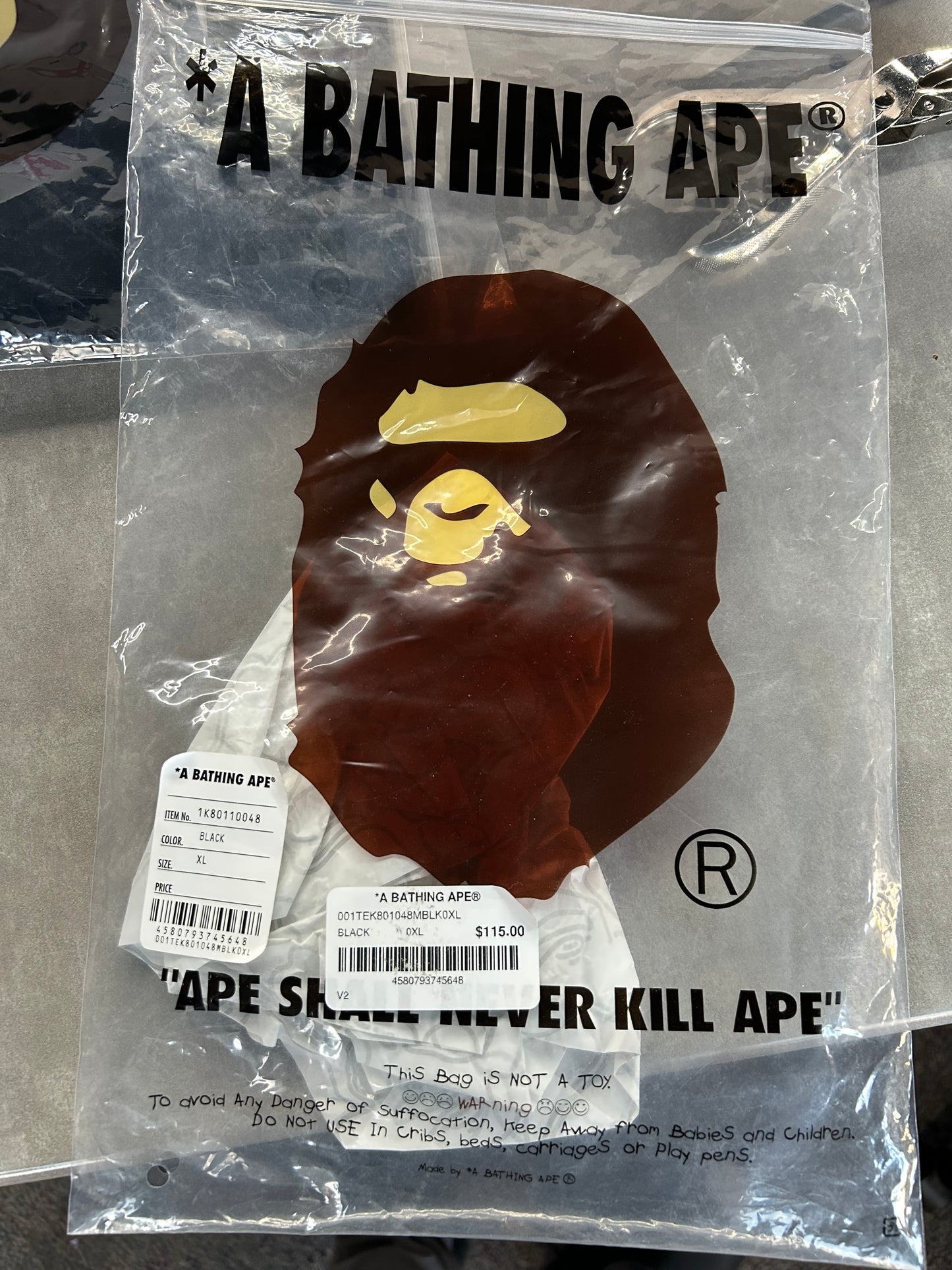 Bape Square Logo Ape Head
