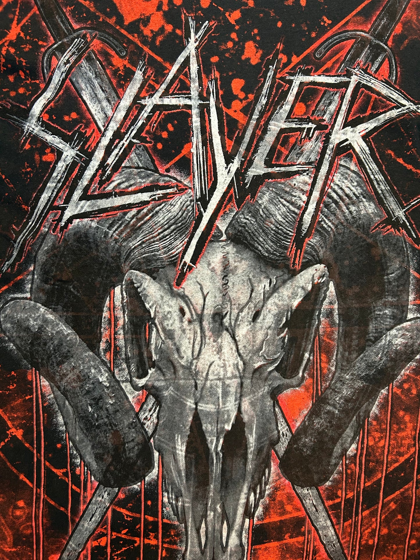 Vintage 90s Slayer Band AOP Tee