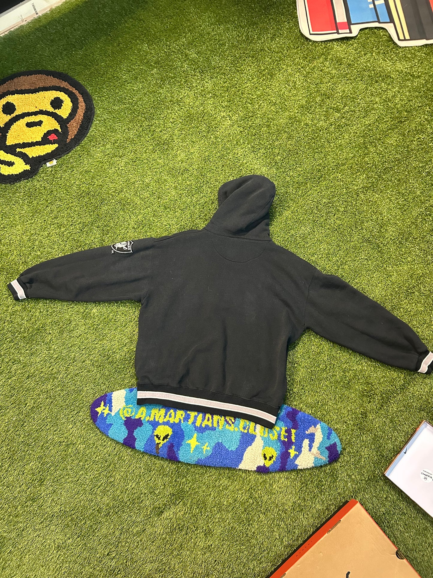 Vintage 90s Raiders Football Starter Hoodie W/Pockets