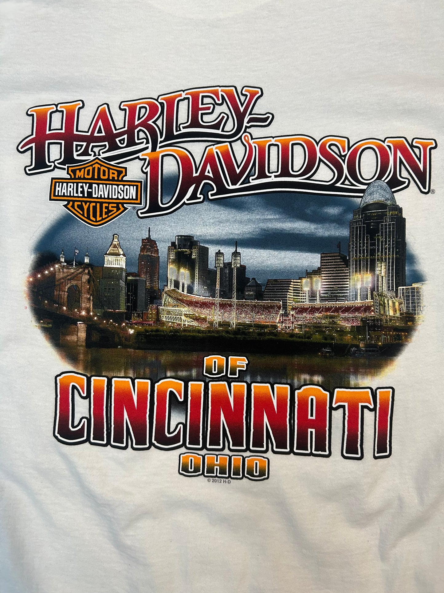 New Age 2012 Harley Davidson Cincinnati Ohio Tee