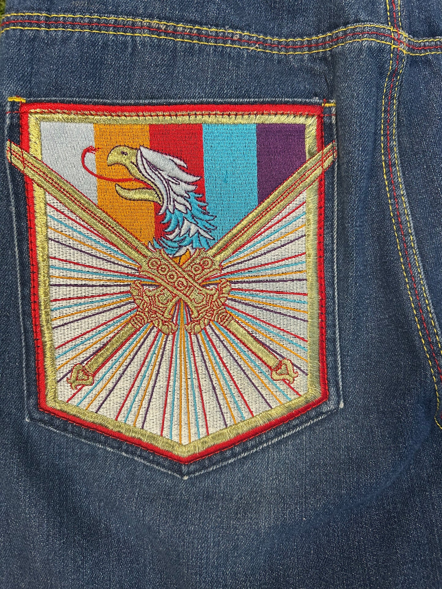 Y2K Coogi Australia Swords Jeans