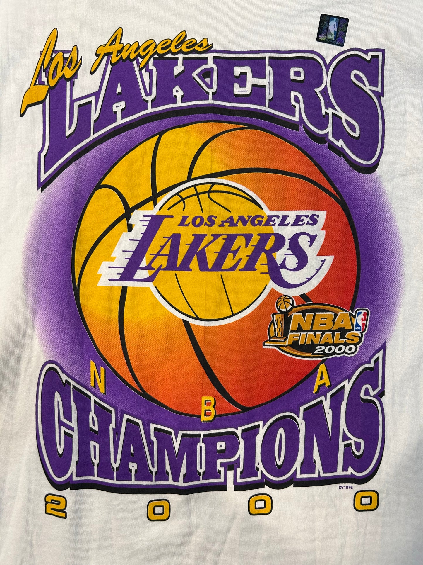 Year 2000 NBA Finals Champions Los Angeles Lakers Tee