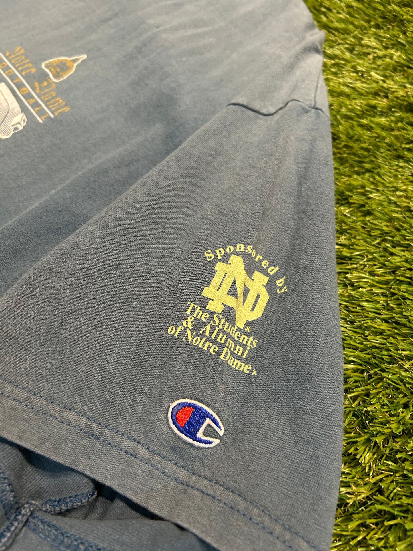 Vintage Champion Notre Dame Football Tee