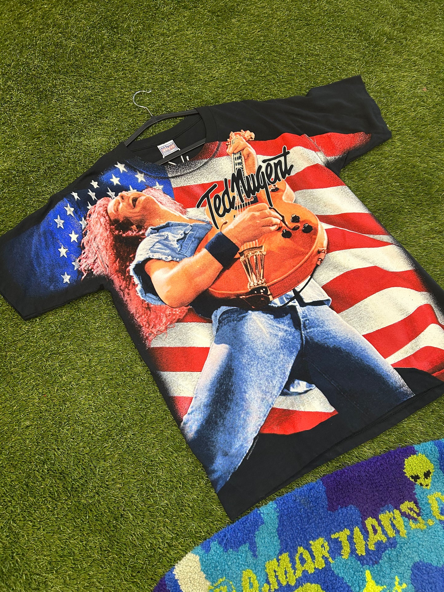 2000s Ted Nugent One Nation Under Ted AOP Front Tee