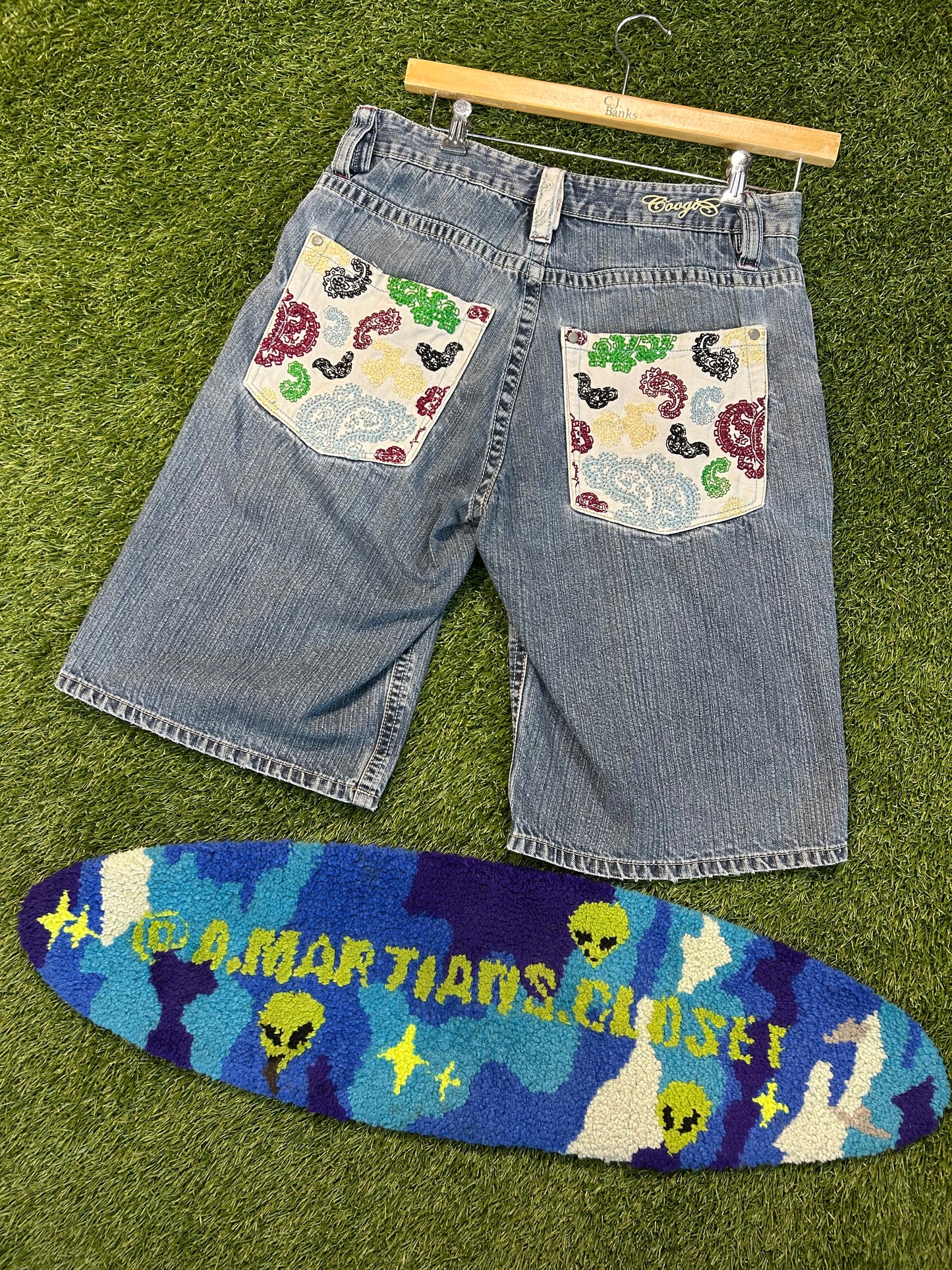 Y2K Rare Coogi Bandanna Print Shorts