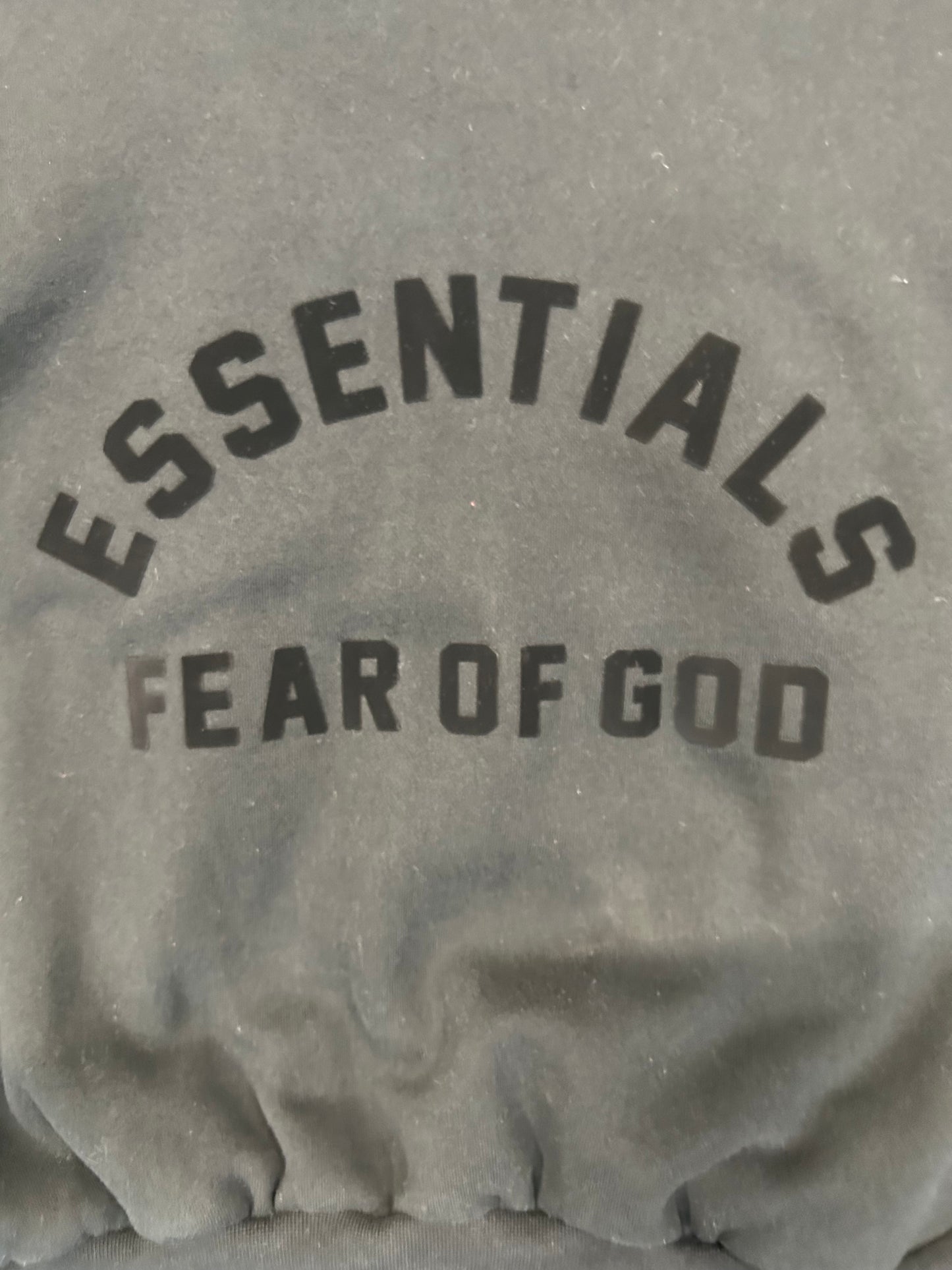 Fear Of God Essentials Slim Fit Black Hoodie