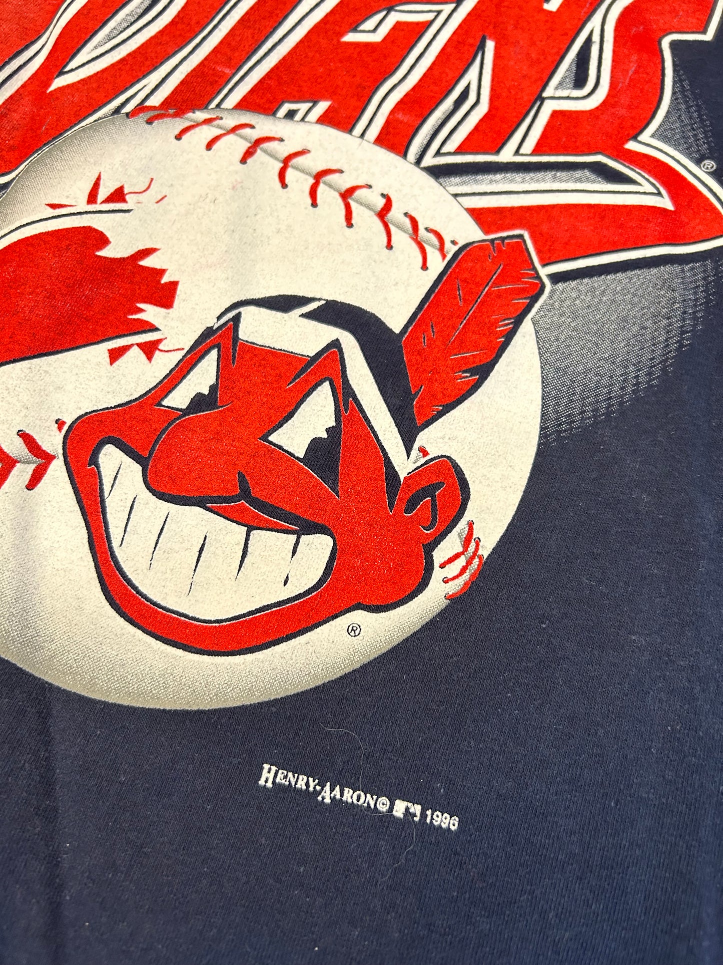 Vintage 1996 Cleveland Indians Big Logo Tee