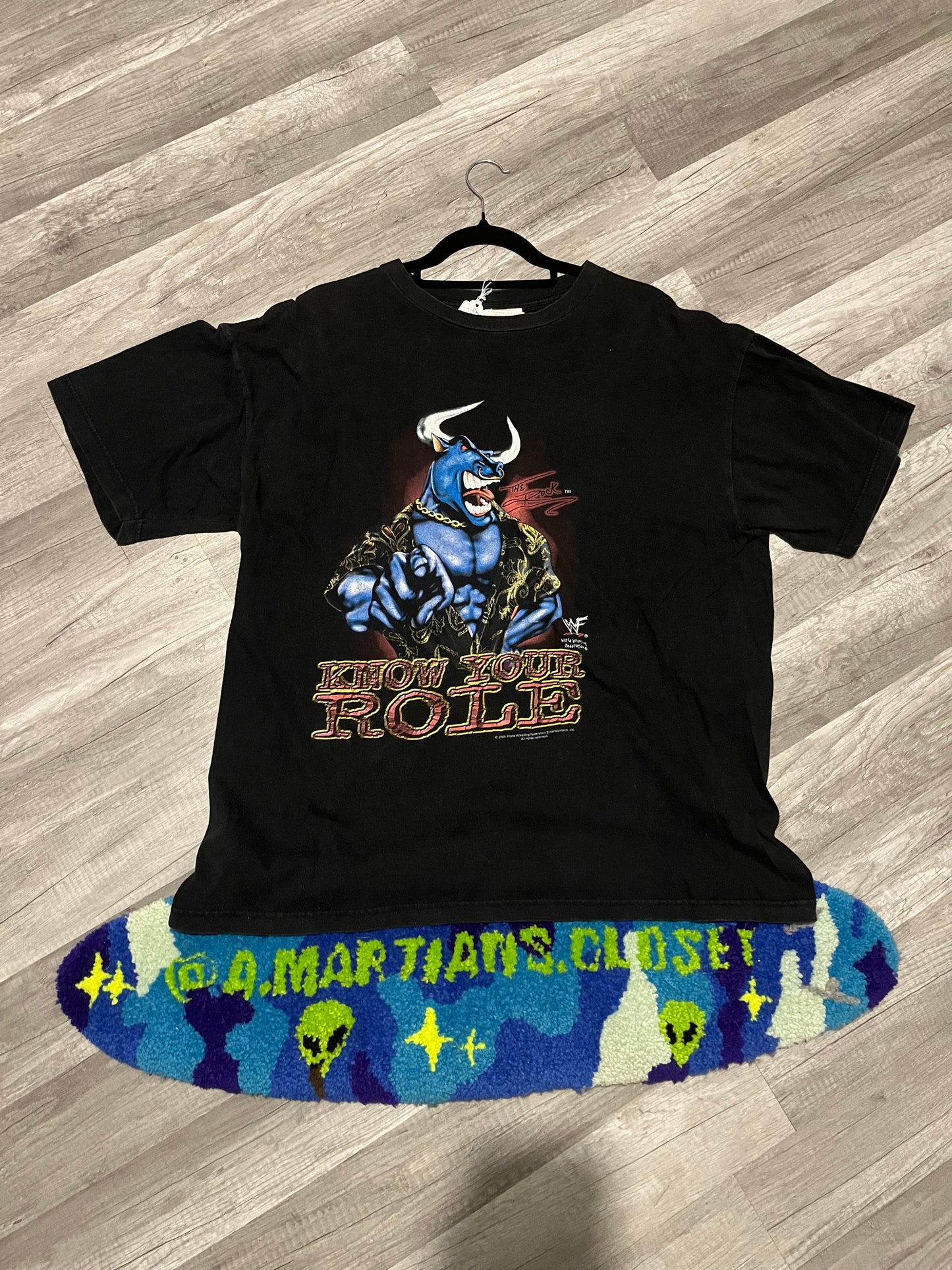 Rare Y2K WWF The Rock Tee