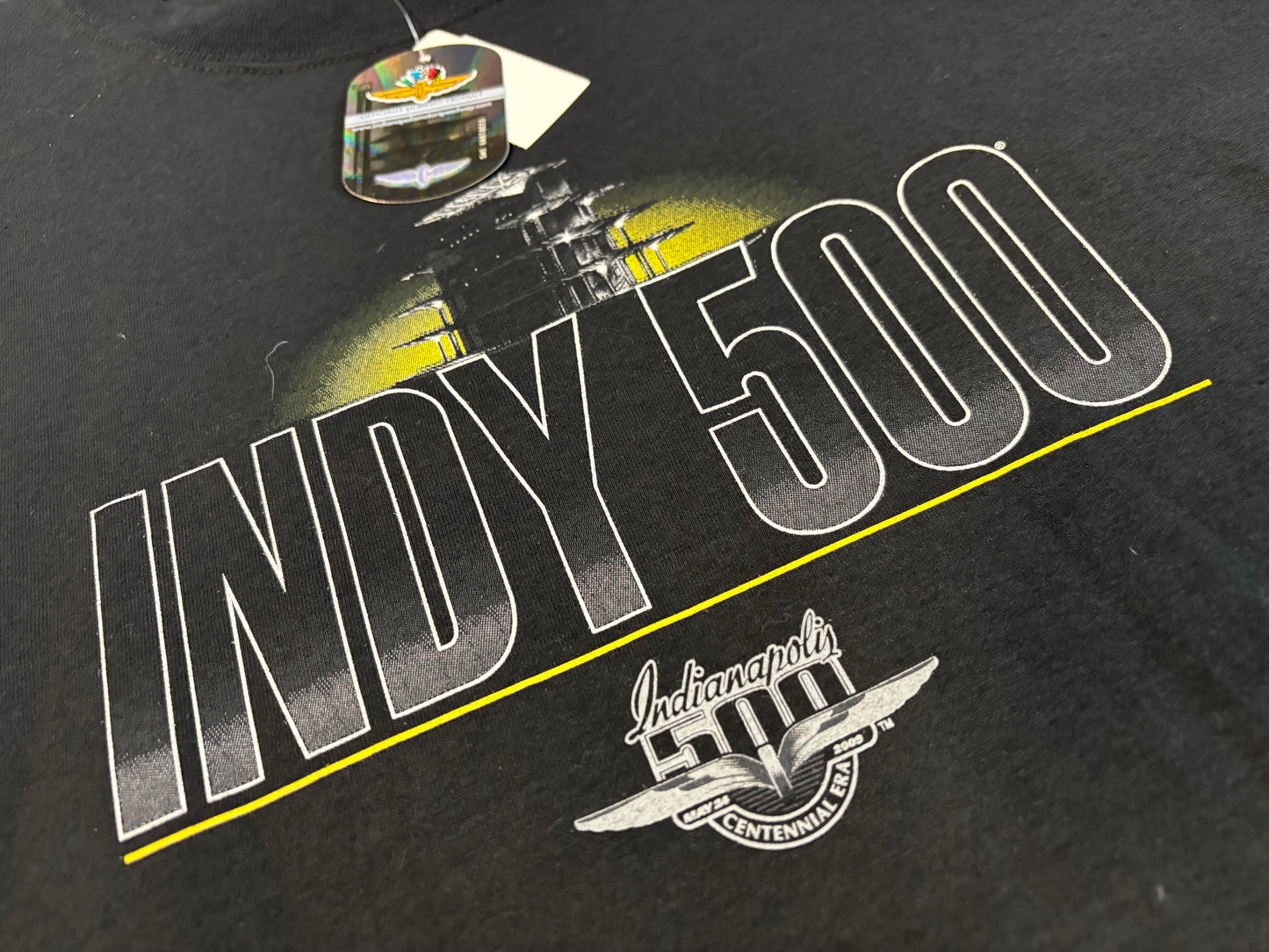 Dead stock 2009 Indy 500 racing T-Shirt Size 2XL Brickyard Authentics tag