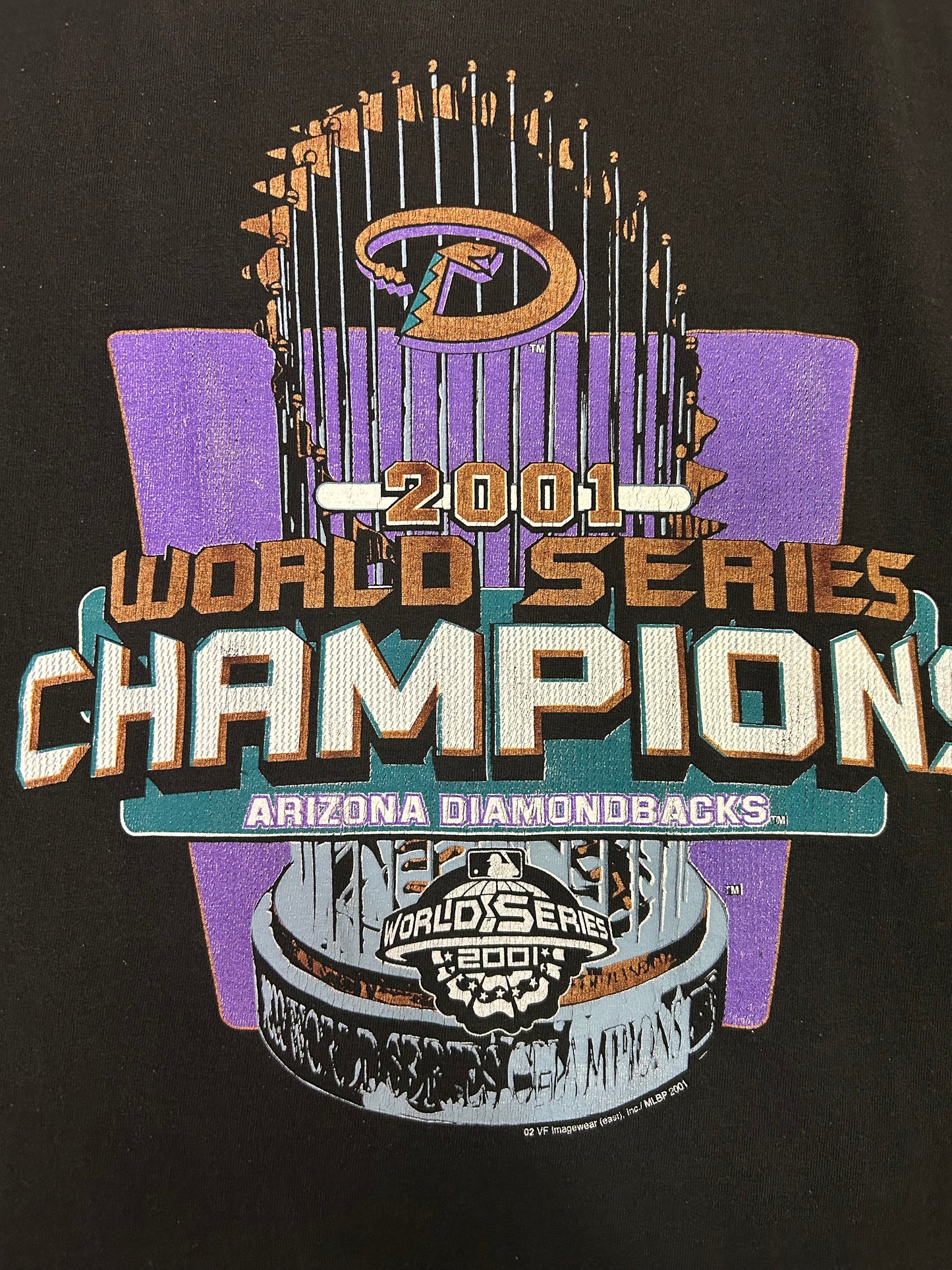 Vintage 2001 World Series Champions Arizona Diamond Backs