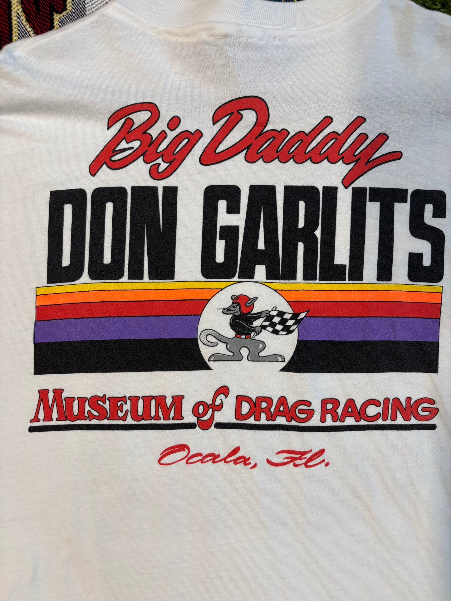 90s Single Stitch Big Daddy Don Garlits Racing T-Shirt Size XL Hanes Beefy T Tag
