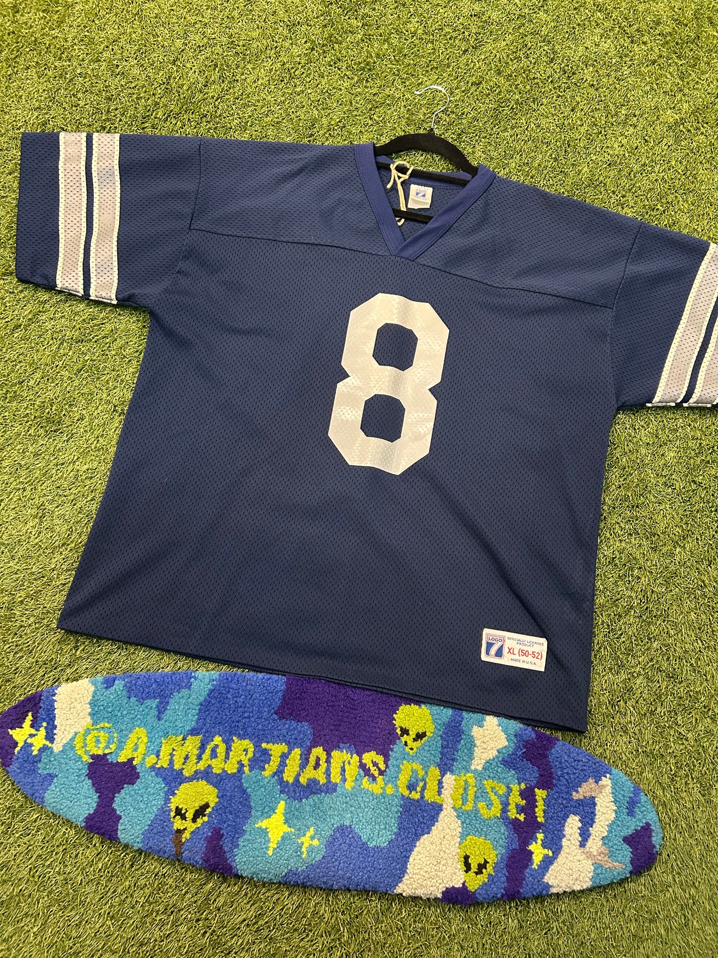 Vintage Logo7 Dallas Cowboys Troy Aikman #8 NFL Jersey
