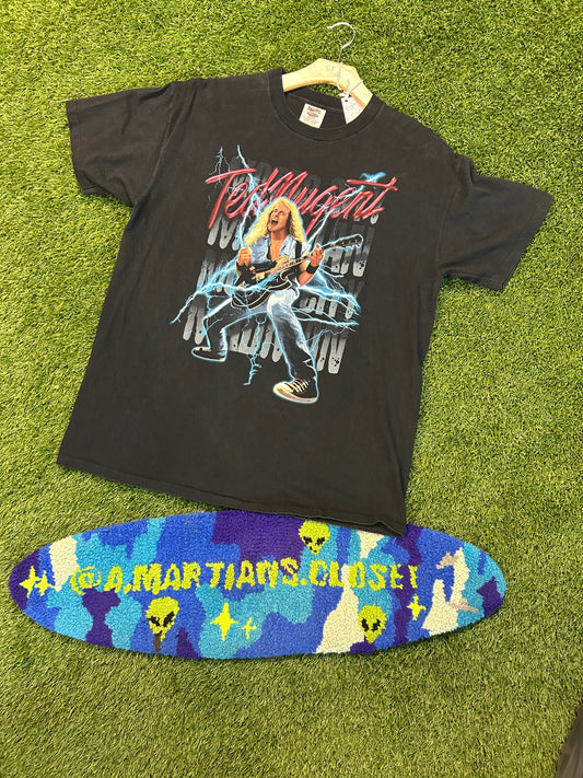 Vintage 1999 Ted Nugent Thunder Bolts Tee