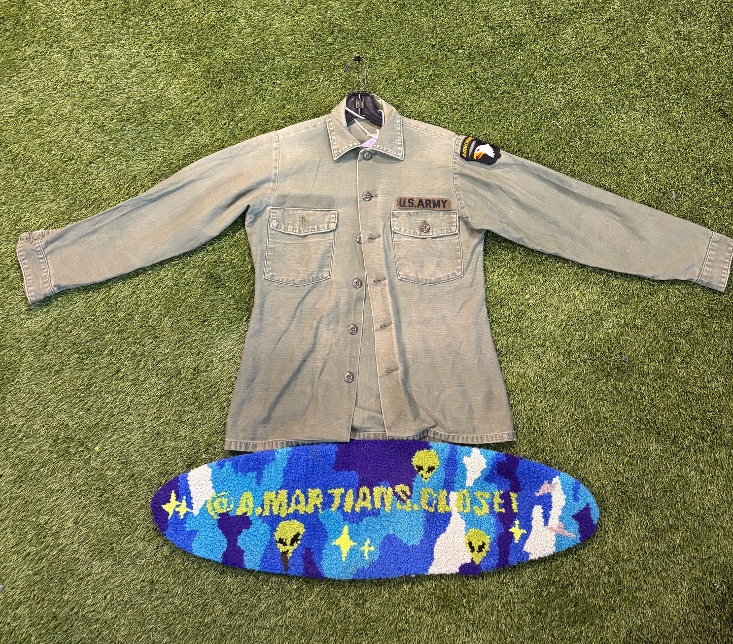 Vintage Vietnam US Army Airborne Button Up
