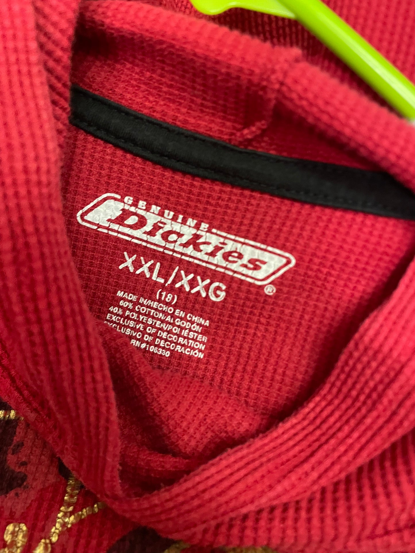 Vintage Woman’s Dickies Hooded Long Sleeve