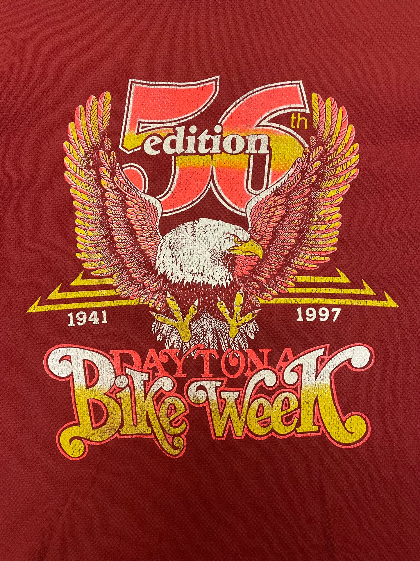 Vintage Harley Davidson 56th Edition Bike Week Long Sleeve