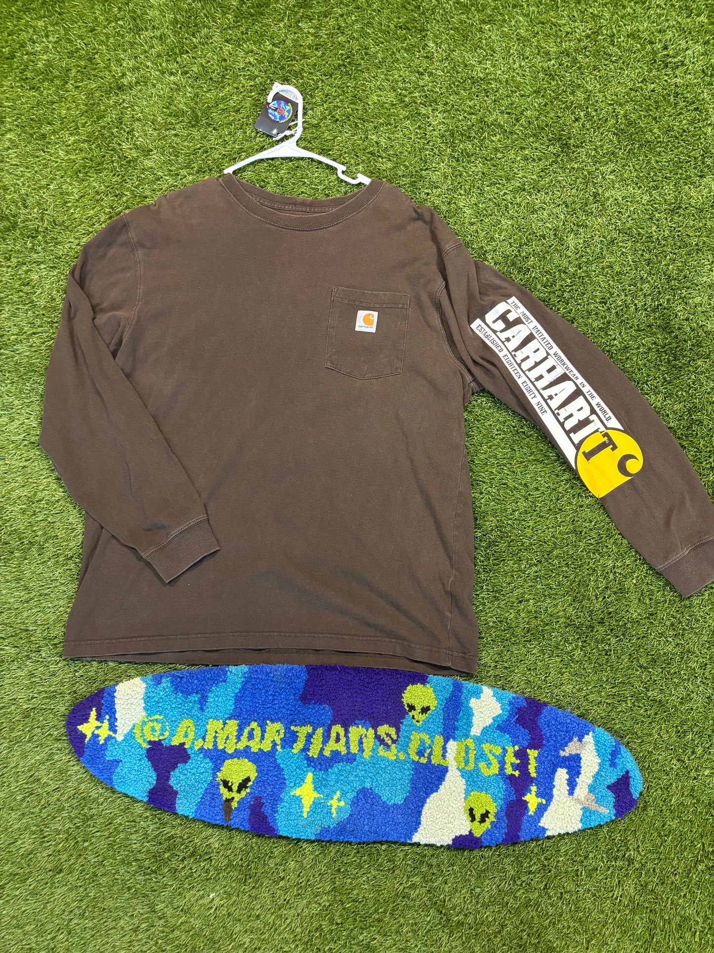 Carhartt Brown Long Sleeve Shirt