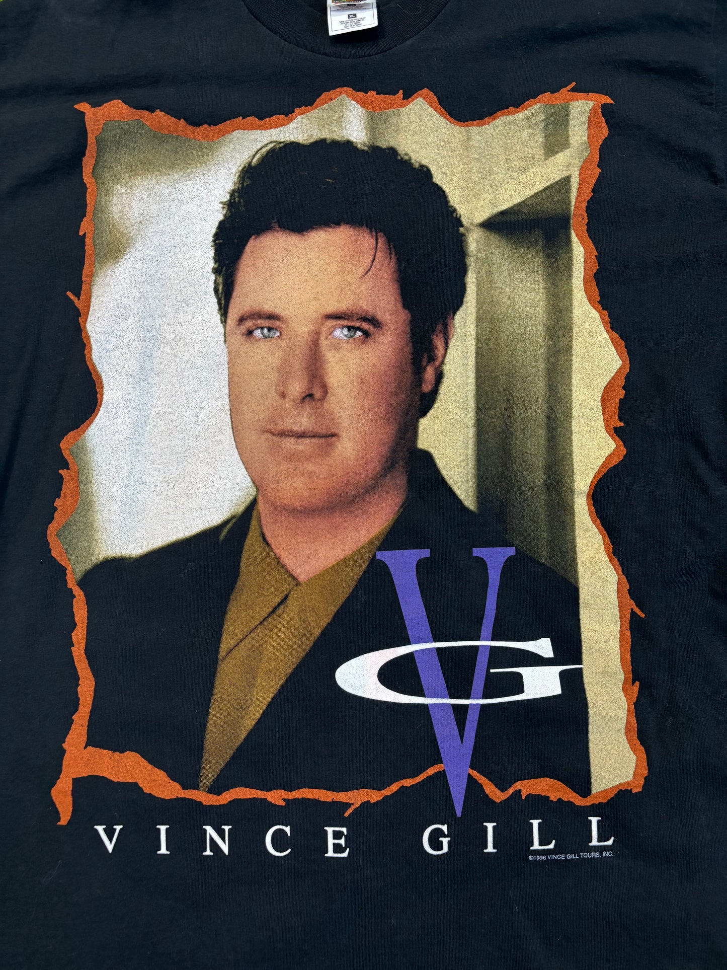 Vintage 1996 Vince Gill Tours Tee