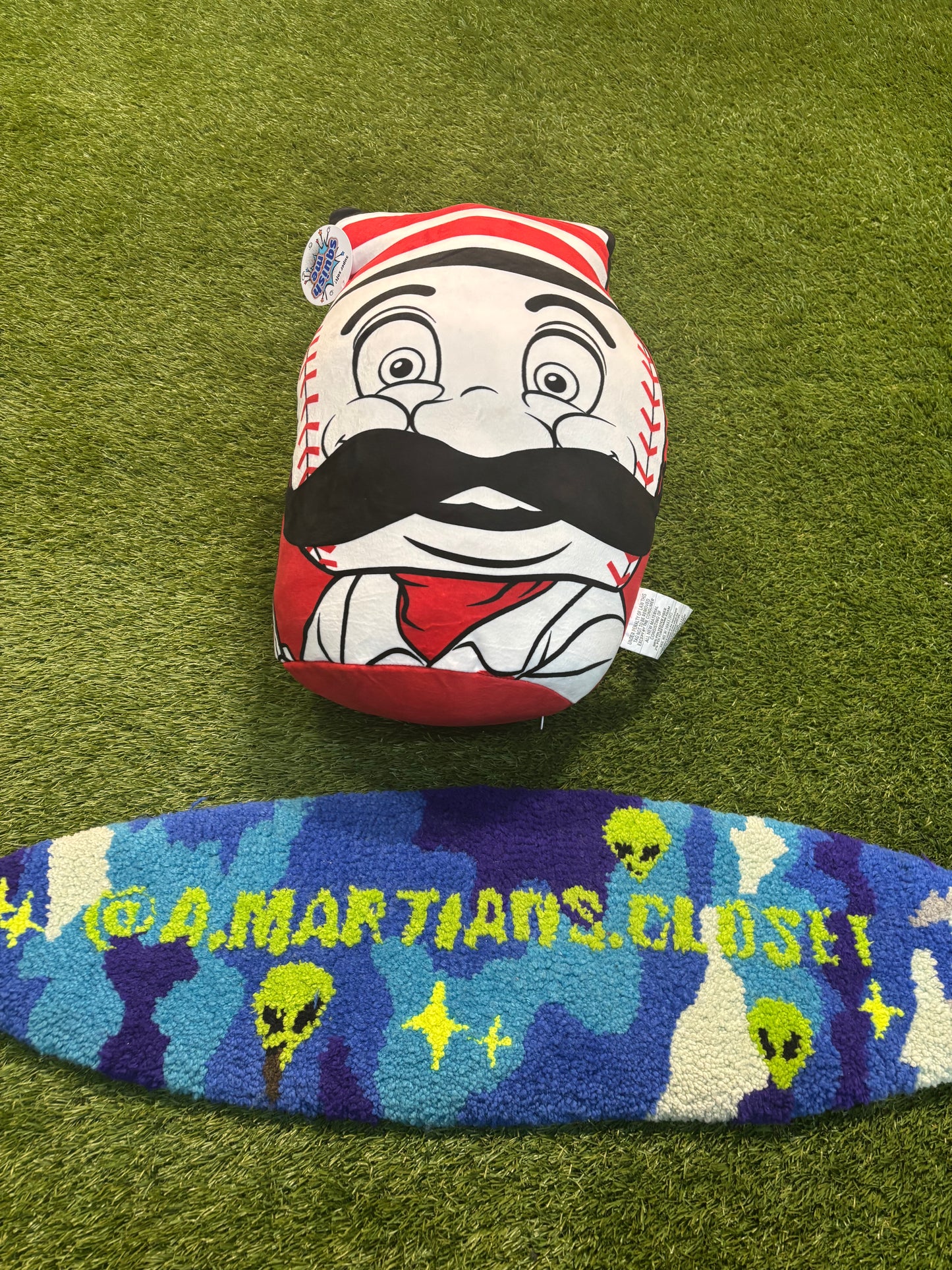 Cincinnati Reds Baseball Pillow