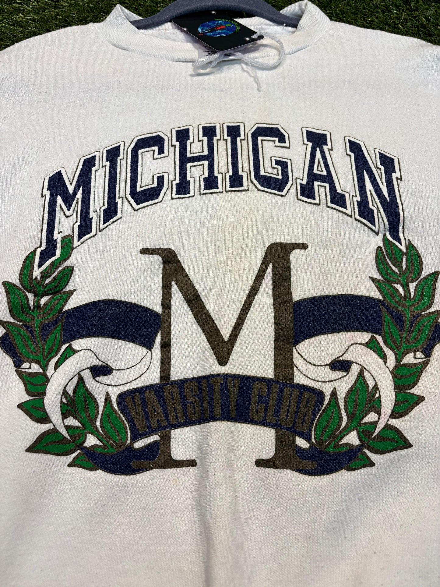 Vintage Michigan Varsity Club Crewneck