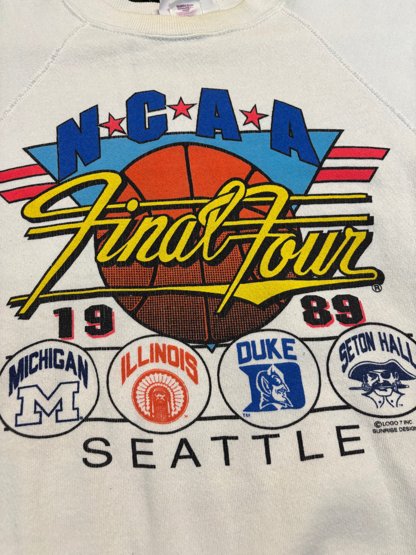 Vintage 1998 NCAA Final Four Seattle Crewneck
