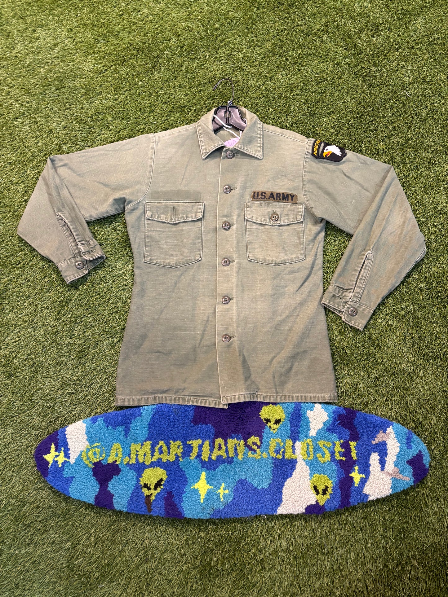 Vintage Vietnam US Army Airborne Button Up