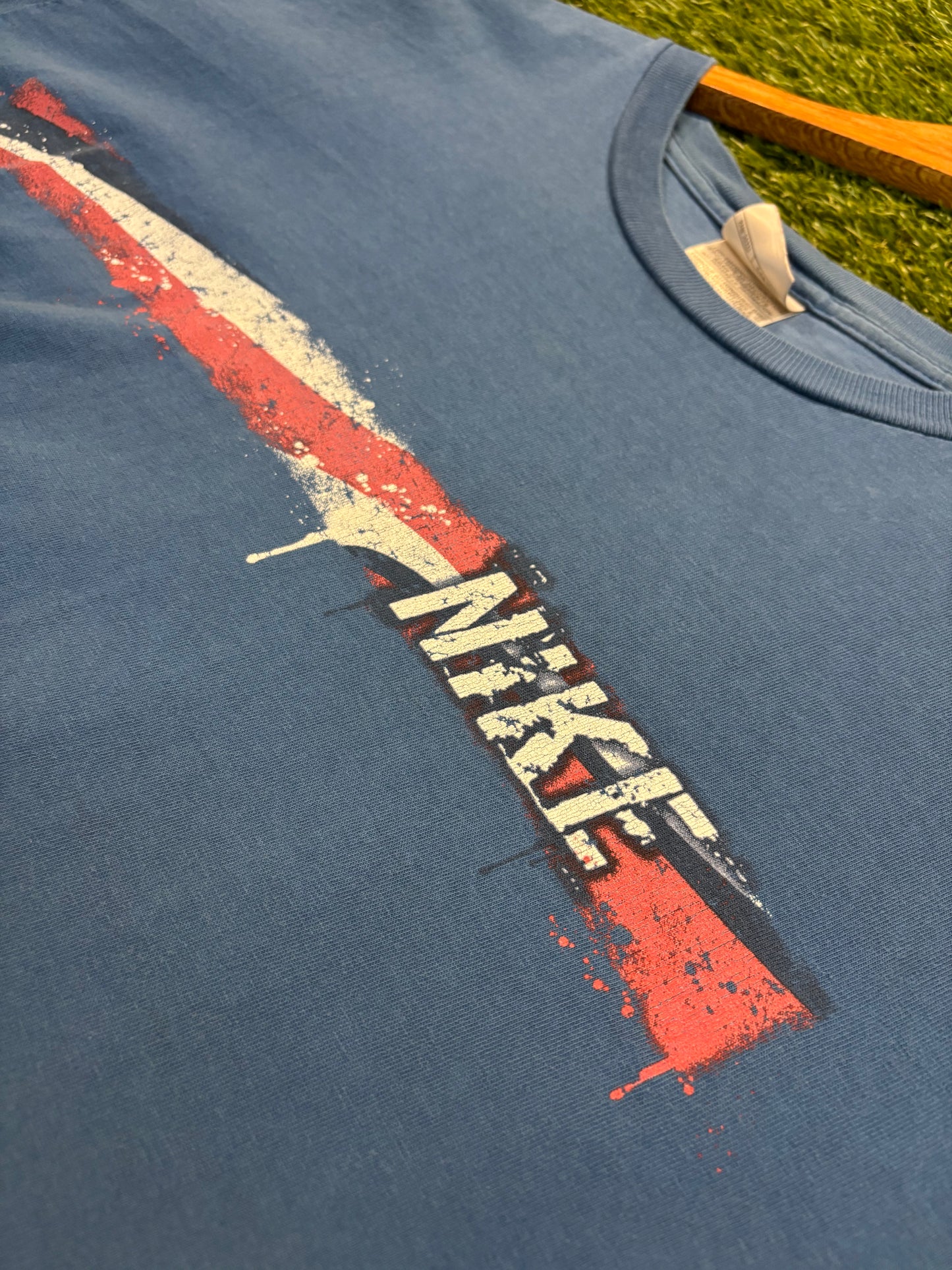 Vintage 90s Nike Flag Stripe Tee