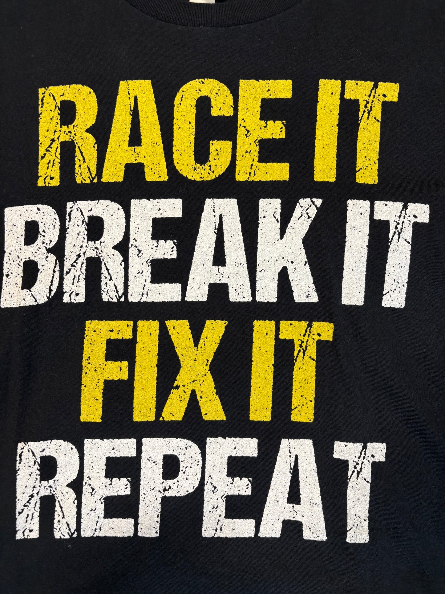 Race It Break It Fix It Repeat Tee