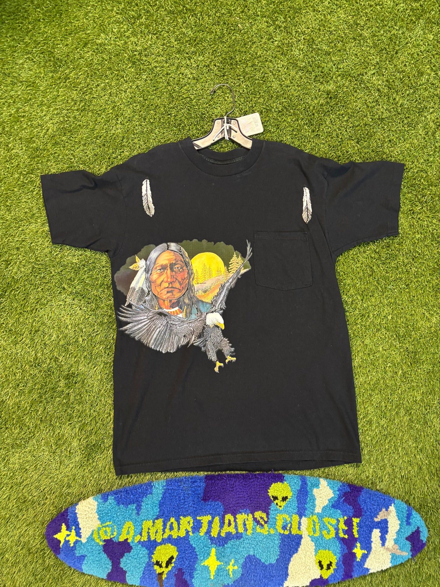 Vintage Native American Side Graphic Tee