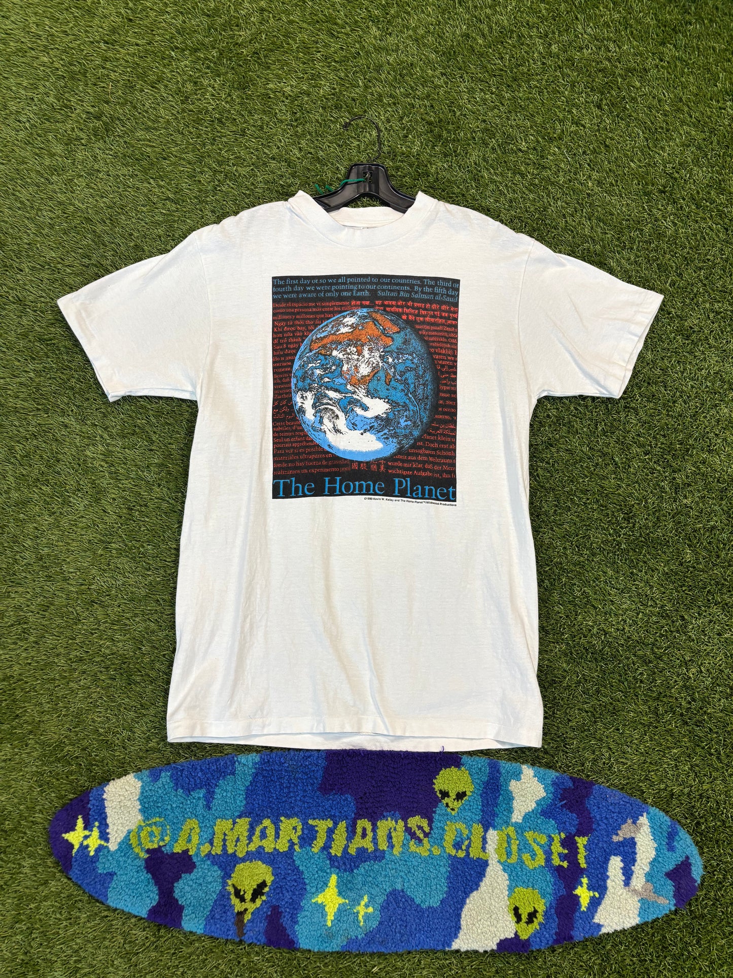 Vintage 1990s The Home Planet Window Production Tee