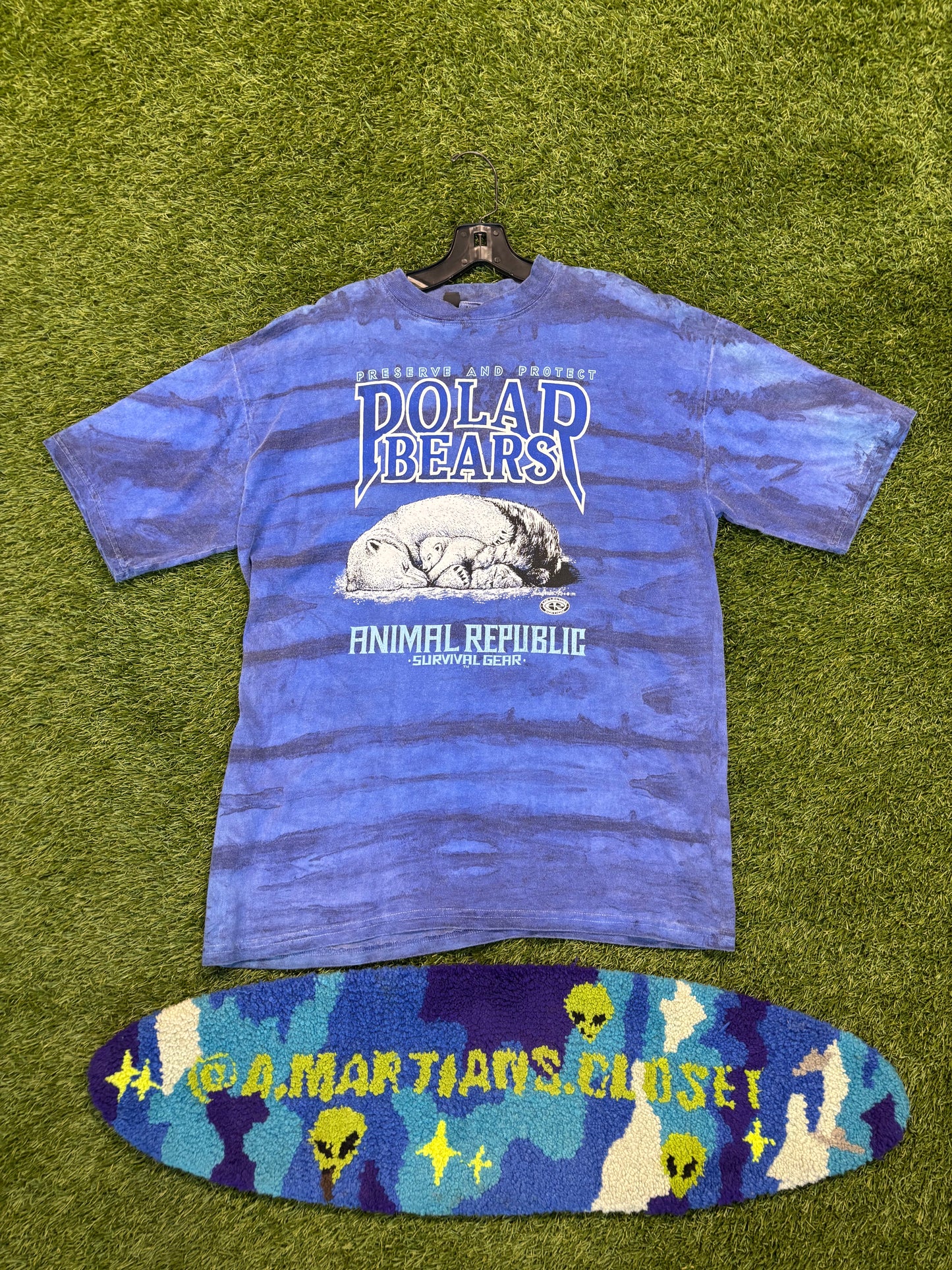 Vintage 1991 Polar Bear Animal Republic Service Gear Tee