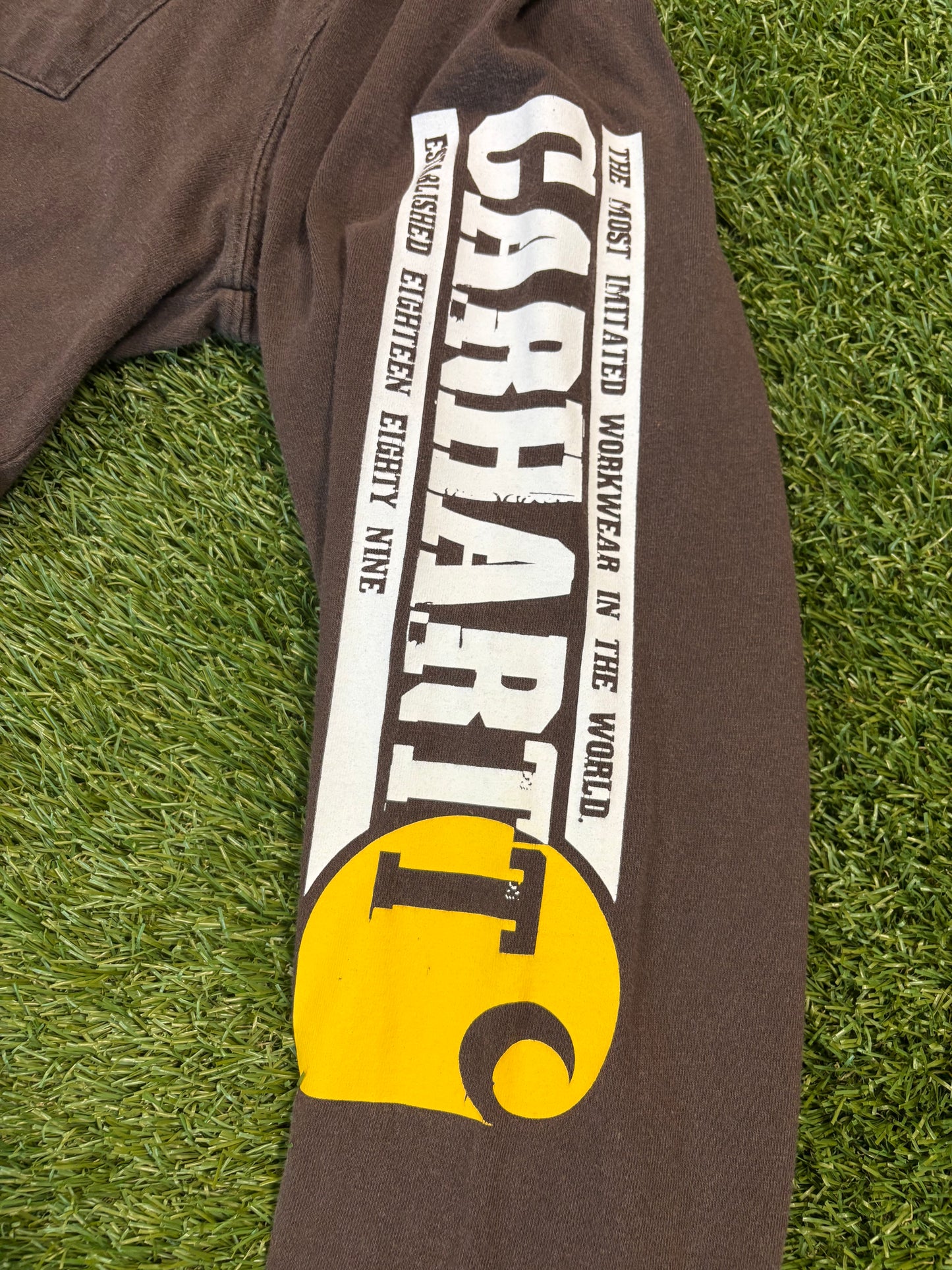 Carhartt Brown Long Sleeve Shirt