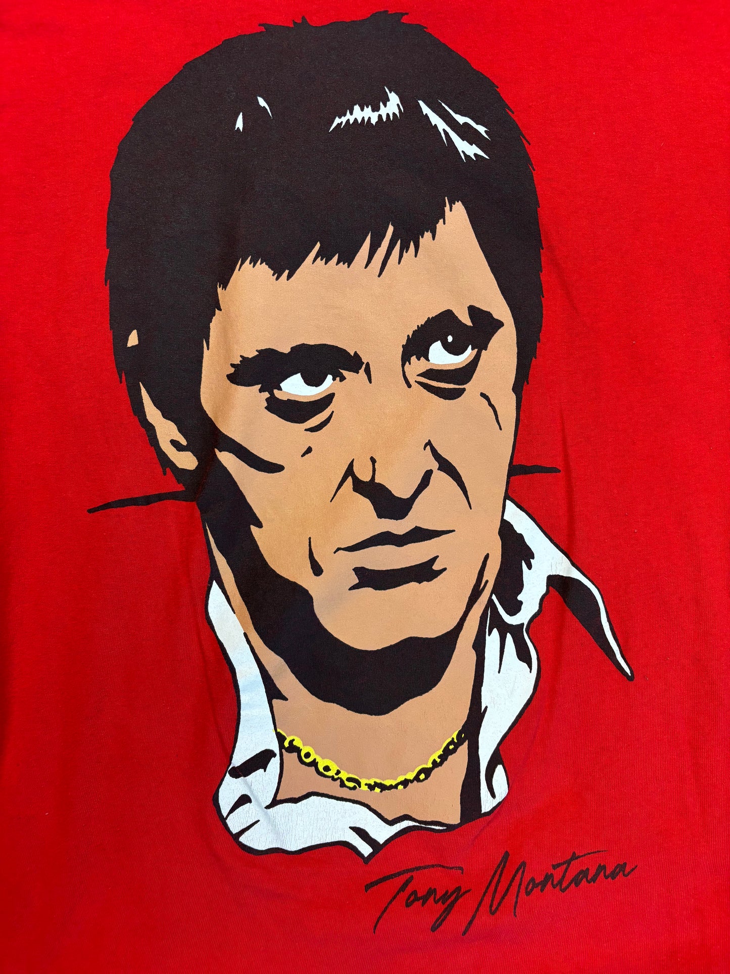 Scarface Tony Montana The World Is Yours Graphic Tee