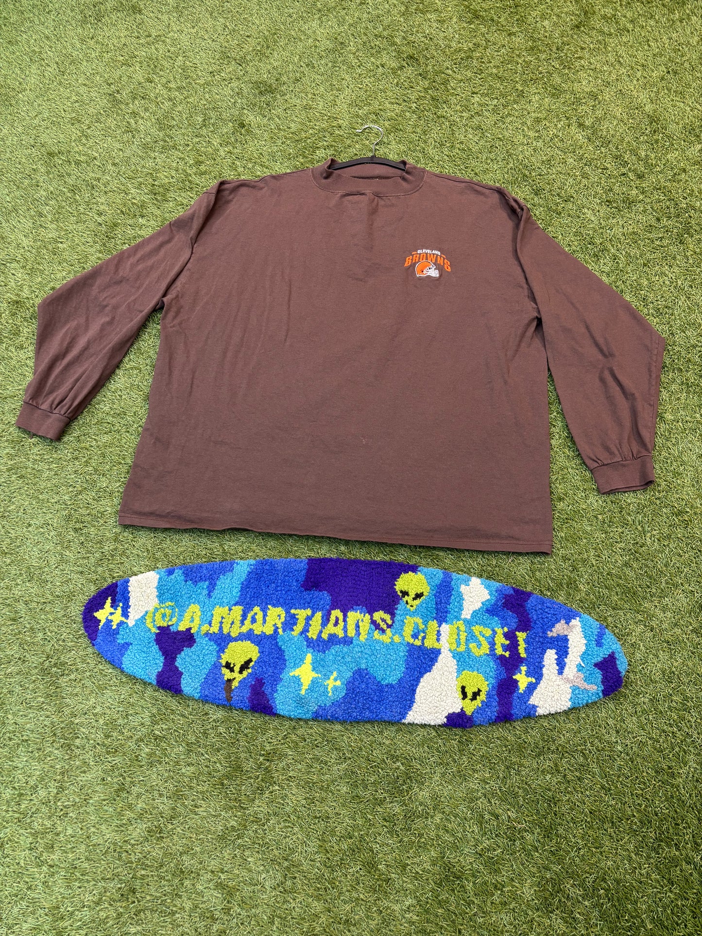 Y2K Cleveland Browns Small Embroidered Logo No Back Hit