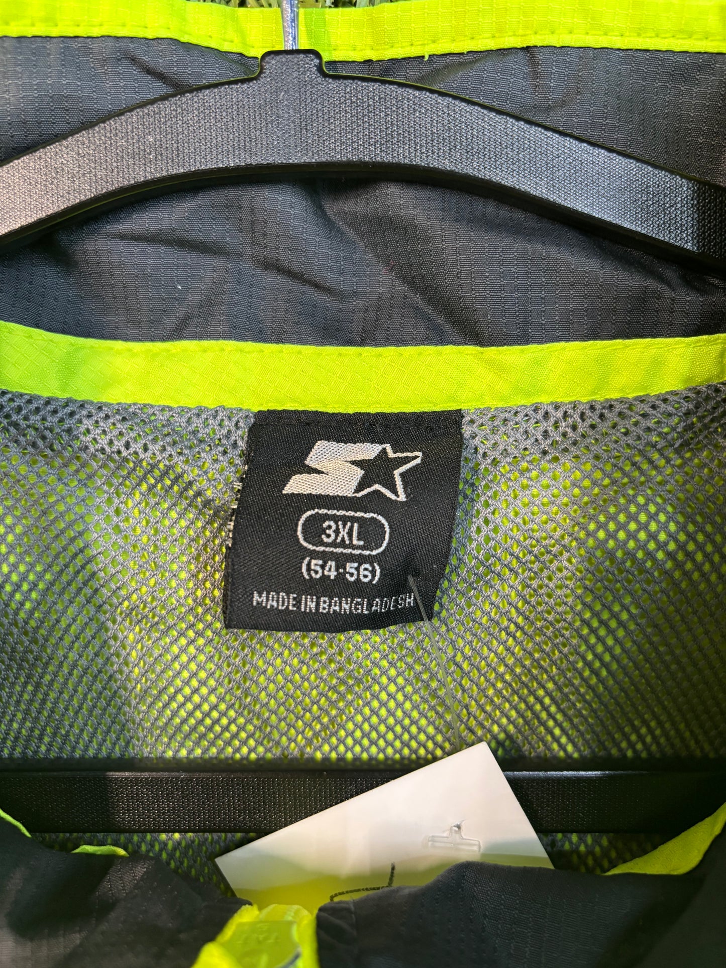 Y2K STARTER HIGHLIGHTER GREY DUOTONE WINDBREAKER