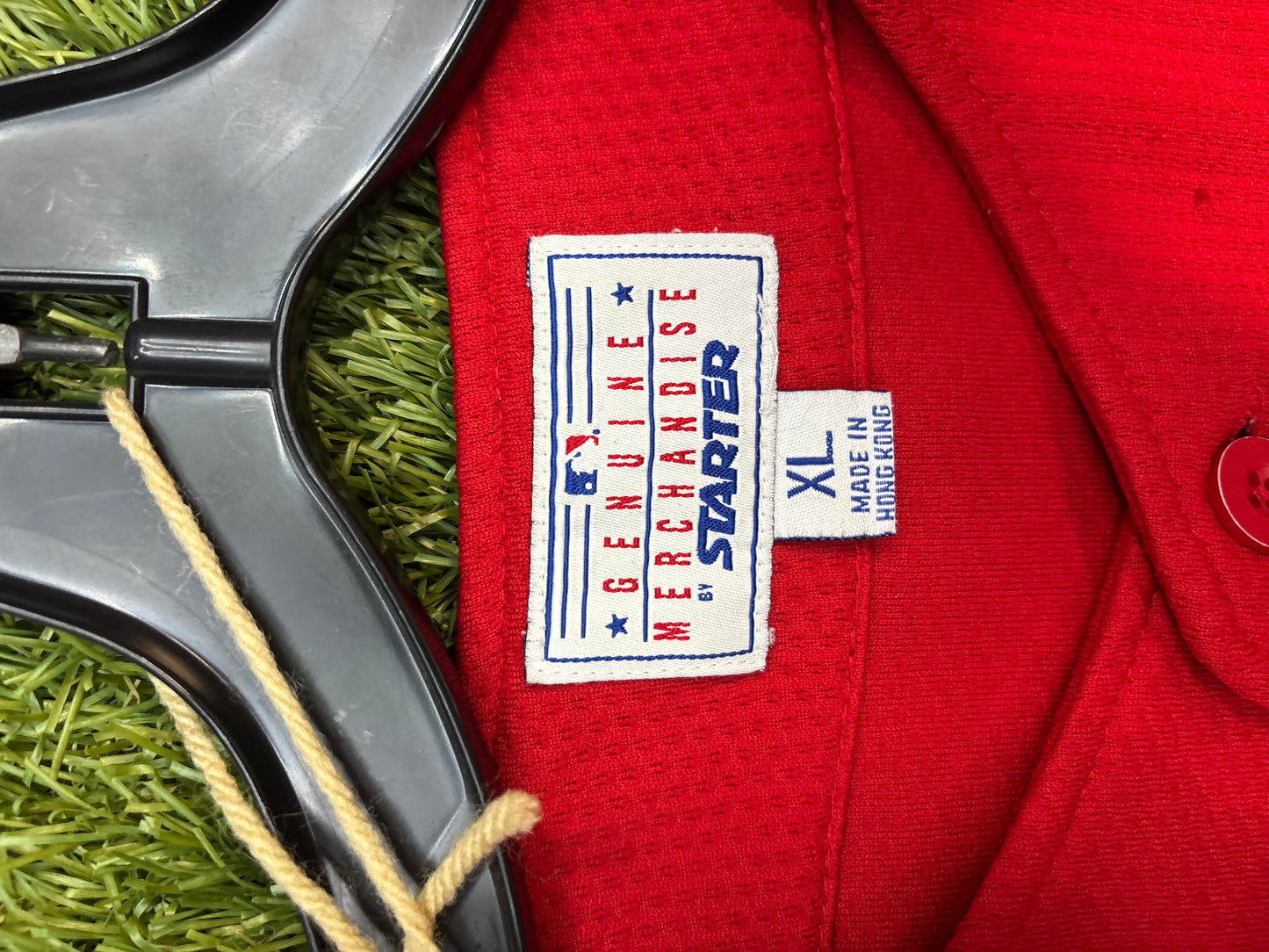 Vintage Red Cleveland Indians Starter Jersey