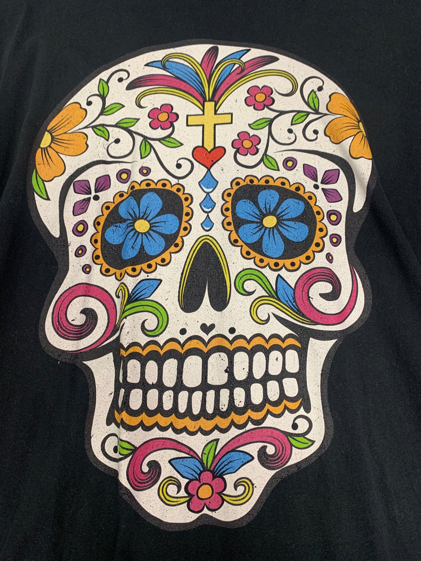 Day Of The Dead Retro Style Tee