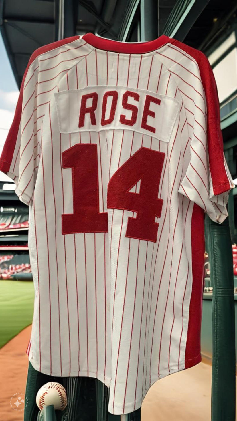 Pete Rose Phillies Jersey