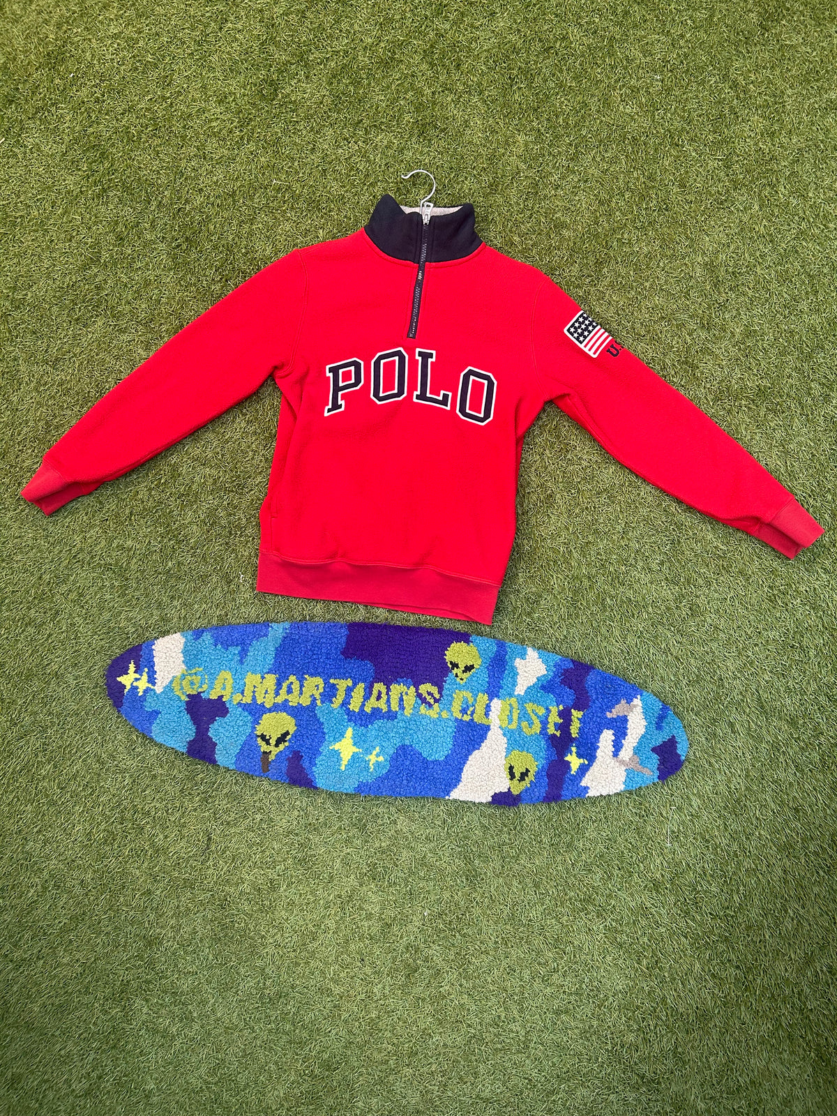 Y2K Kids Polo Pullover HalfZip