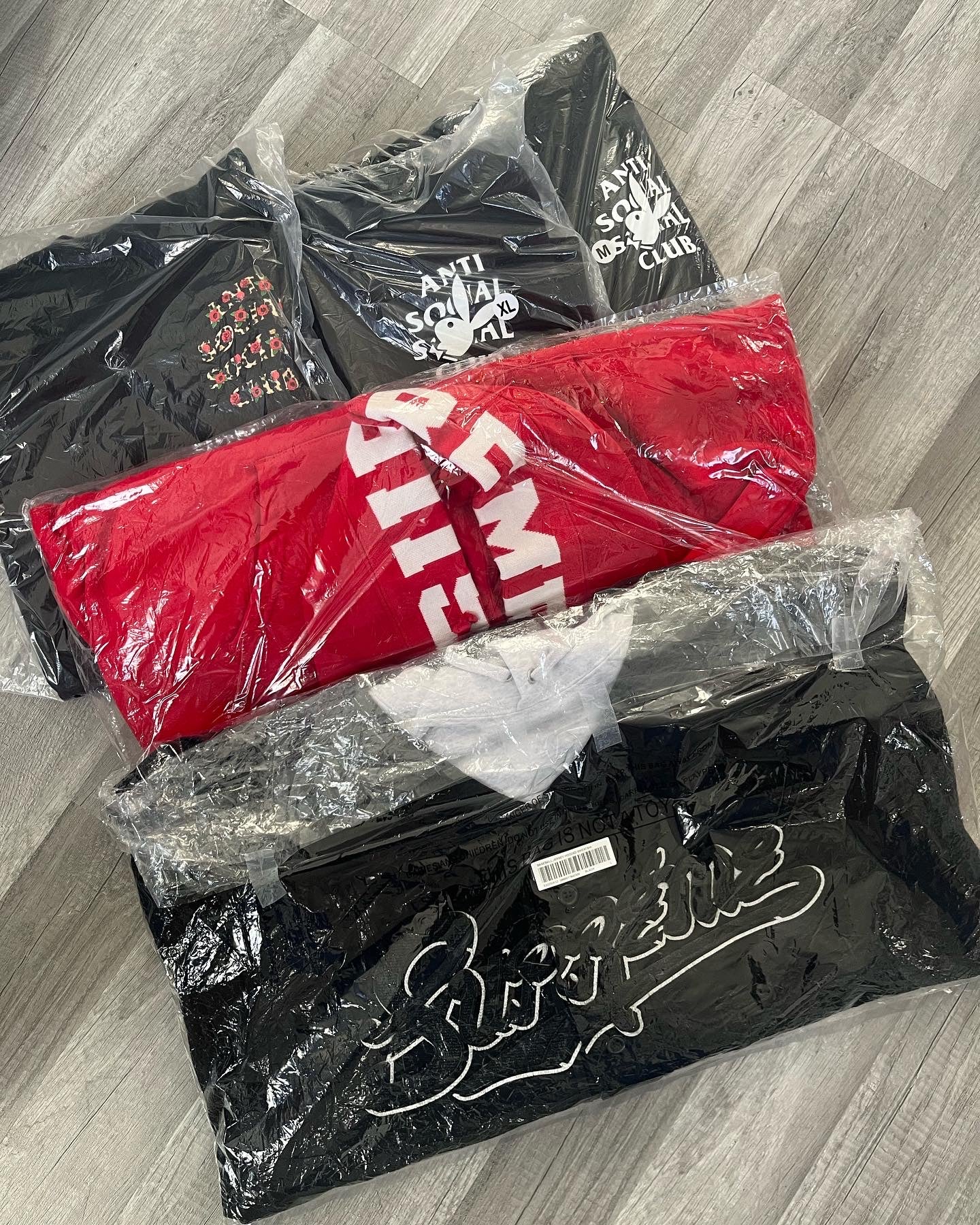 Playboy x ASSC checkered Tee